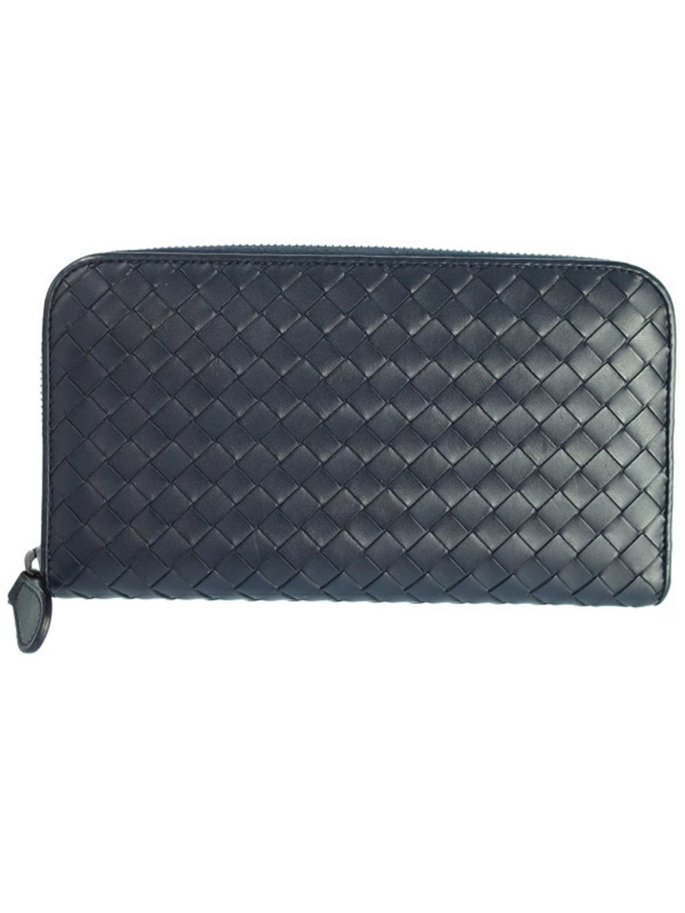 Bottega Veneta Intrecciato Round Zipper Long Wallet